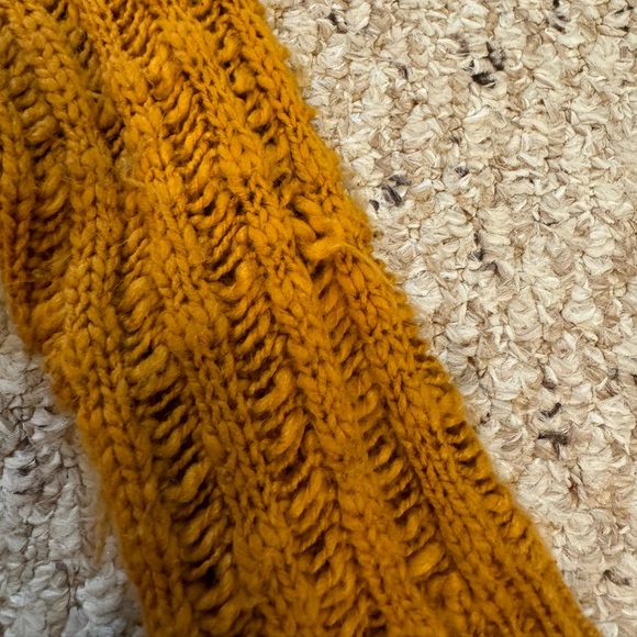 *3 for $9* Mustard Knit Cardigan - Picture 10 of 11